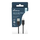 Kabel USB 3.0 do USB-C MediaRange Charge & Sync 12W, ładowar...