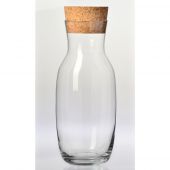 Karafka szklana do napojów z korkiem