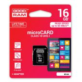 Karta microSD Goodram M1AA, adapter SD