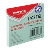 Karteczki samoprzylepne Office Products, 76x76mm, bloczek 10...
