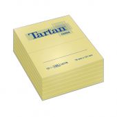 Karteczki samoprzylepne Tartan, bloczki 76x127mm, żółte