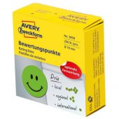 Kółka do wyrażania opinii Avery Zweckform Rating Dots, uśmie...