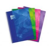 Kołozeszyt A4 80k kratka K5x5 PP 90g OXF LAGOON 400080673