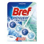 Kostka toaletowa Bref Power Aktiv 50g, zawieszka do WC