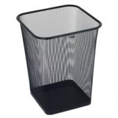 Kosz biurowy 18L Grand 120-1459, kwadratowy, metalowy
