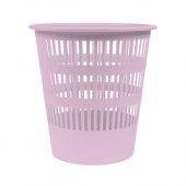 Kosz biurowy Donau Life Pastel 12L, plastikowy, ażurowy