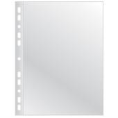 Koszulki krystaliczne Q-Connect A4/90 mikronów, poszerzane, ...