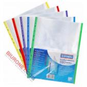 Koszulki z kolorowym brzegiem Donau A4/40 mikronów, 100 sztu...