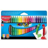 Kredki świecowe Maped Color'Peps Wax, trójkątne