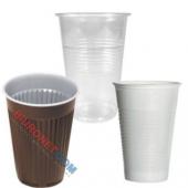 Kubki plastikowe PapStar 100 sztuk, przezroczyste, do napojó...