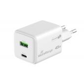 Ładowarka sieciowa MediaRange USB-C i USB-A, szybki adapter ...