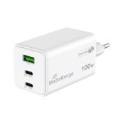 Ładowarka sieciowa MediaRange USB-C x 2 i USB-A, szybki adap...