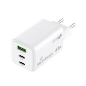Ładowarka sieciowa MediaRange USB-C x 2 i USB-A, szybki adap...