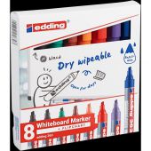 Marker suchościeralny Edding E-363, do białych tablic, ścięt...