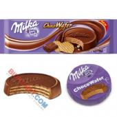 Milka Choco Wafer, wafelki kakaowe oblanę czekoladą mleczną