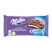 MILKA Cookie Sensations Oreo, kruche ciastka czekoladowe z n...