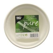 Miski z trzciny cukrowej PapStar Pure 380ml, białe, biodegra...