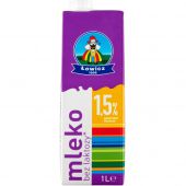 Mleko bez laktozy UHT Łowicz 1,5% 1L, w kartonie