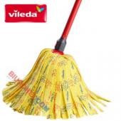 Mop paskowy Vileda Supermocio Soft, trzonek z mopem z mikrof...