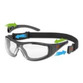 Okulary ochronne JSP Stealth Hybrid, zestaw z paskiem, gogle
