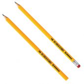 Ołówek drewniany Donau HB, lakierowany żółty