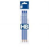 Ołówek ICO Signetta, HB, trójkątny, drewniany, bez gumki
