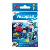 Plastry z opatrunkiem Viscoplast Cool, z grafikami dla dziec...