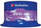Płyty DVD+R Verbatim 4,7GB 16x, cake