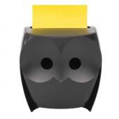 Podajnik na karteczki Post-it Z-Notes Sowa 76 x 76 mm + żółt...