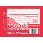 Podatki - Polecenie przelewu - Wpłata gotówkowa A6, 80 karte...