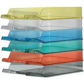 Półka biurkowa Bantex, szufladka transparentna