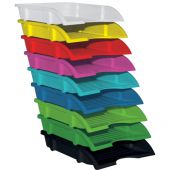 Półka na dokumenty Donau, niełamliwa, tacka biurkowa A4