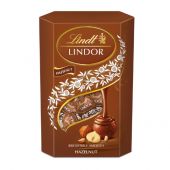 Praliny Lindt Lindor Cornet Hazelnut, czekoladki orzechowe z...