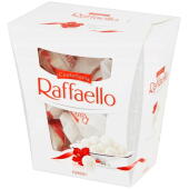 Praliny Raffaello Ferrero, kokosowe z migdałem i kremem
