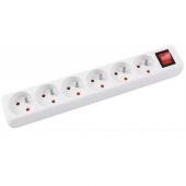 Przedłużacz z wyłącznikiem Office Products, 3 metry, z uziem...