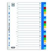 Przekładki alfabetyczne Oxford A4+, plastikowe kolorowe z do...