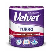 Ręczniki papierowe Velvet Turbo, kuchenne, biały papier celu...