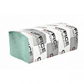 Ręczniki składane Office Products typu ZZ, zielony papier ma...