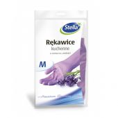 Rękawice kuchenne Stella o zapachu lawendy, gumowe, do zmywa...