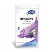 Rękawice kuchenne Stella o zapachu lawendy, gumowe, do zmywa...