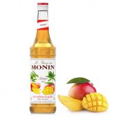 Syrop Monin Mango w szklanej butelce, do kawy i deserów