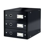 Szafka Leitz Click & Store WOW, kartonowy pojemnik z 3 szufl...