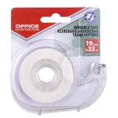 Taśma klejąca Office Products, matowa, biurowa z podajnikiem