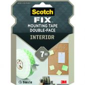 Taśma montażowa Scotch FIX Mounting Tape Interior 7kg, dwust...