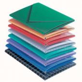 Teczka kopertowa VauPe A4, kartonowa, zamykana na rzep