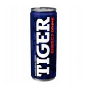 Tiger 250ml, gazowany napój energetyczny w puszce