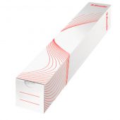 Tuba kartonowa Esselte, archiwizacyjna, biała