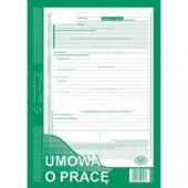 Umowa o Pracę A4, 40 kartek, samokopiujący druk Michalczyk i...