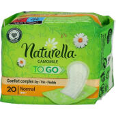 Wkładki higieniczne Naturella TO GO Normal, rumiankowe, pako...