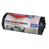 Worki na odpady biurowe Office Products Mocne LDPE, czarne